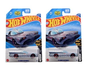 2025 Hot Wheels TV Series Batmobile #103 BATMAN - Set of 2 - Picture 1 of 3