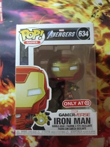 Funko Pop Games! Marvel Avengers#634 GAMER VERSE IRON MAN Target Exclusive Rare - Picture 1 of 4