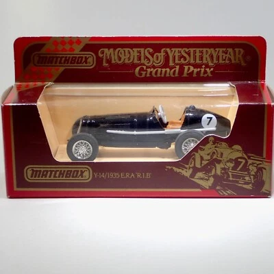 Matchbox Models of Yesteryear Y-14 1935 E.R.A. "R.1.B" OVP plus Prospekt s. Foto - Bild 1 von 4