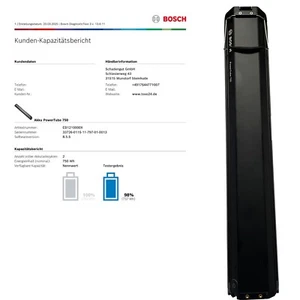 Bosch PowerTube 750 – SMART SYSTEM E-Bike Akku inkl. Prüfbericht 98% (737 Wh) - Bild 1 von 9