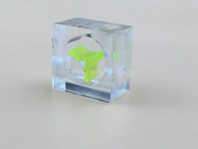 2pcs Acrylic 3 Ways Water Cooling Visual Flow Indicator Meter G1/4 Threaded - Image 1 of 2