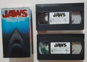 JAWS VHS 2000 (2-tapes) Anniversary Collector's Edition Roy Scheider Robert Shaw - Picture 1 of 3