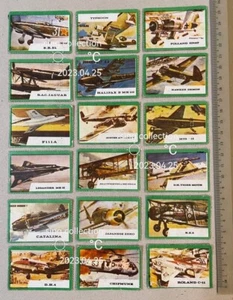 Vintage German USA Air Fighter Plane Flugzeug Spielkarte x 18 Asian Edition - Bild 1 von 2