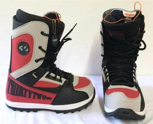 32 Heritage Snowboardstiefel schwarz und rot Herren 9,5 NEU - Bild 1 von 1