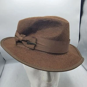 Indiana Jones braun Fedora Hut Kostüm Halloween Freizeit Pin - Bild 1 von 6
