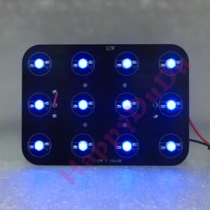 12W 365nm~370nm Ultraviolet UV LED +PCB f DIY Lamp Flood Spot Light Bulb Curing - Picture 1 of 7