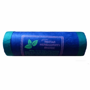 Tibetische nepalesische Räucherstäbchen (neuwertig) 24 Dhoop Stäbchen & Halter - Bild 1 von 2