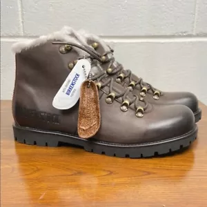 Birkenstock Hancock Dark Brown Leather Boots EU42 REGULAR 1007601 Hiking Unisex - Picture 1 of 5