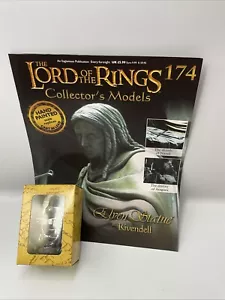 Figura y revista Eaglemoss El Señor de los Anillos #174 Once estatua en Rivendel - Imagen 1 de 9
