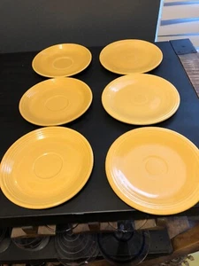VINTAGE Fiesta Yellow PLATES - Picture 1 of 10