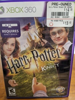 XBox 360 Harry Potter Kinect Video Game Complete W/ Booklet Microsoft CIB - Image 1 of 4
