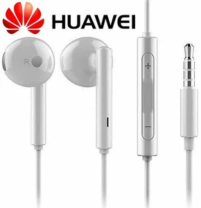Genuine Huawei AM115 Earphones 3.5mm Headphones P Smart P9 P30 P20 P40 HONOR 10 - Picture 1 of 2