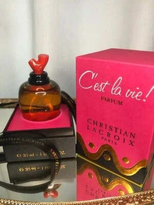 C'est La Vie Christian Lacroix Pure Parfum 30 ml. Vintage 1990 Original. Versiegelt - Bild 1 von 4