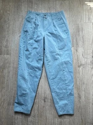 VTG 80s 90s Forenza  High Waist Tapered Pant  Parachute Baggy Pleat Harem 14 - Image 1 of 4