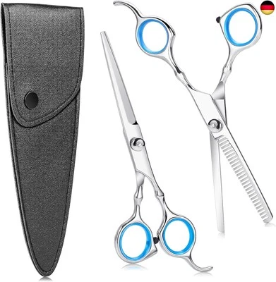 BESUCHE DEN HEMIKS-STORE Friseurschere, 6,7 Zoll Scharfe Haarschere Set Edelstahl Haarschneideschere