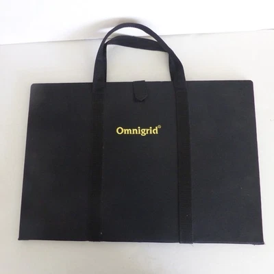 Omnigrid Matt WG18 in Folding Black Travel Case  12"x18" Green Matt Gray Cushion - Image 1 of 4