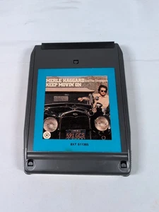 Merle Haggard And The Strangers- Keep Movin' On-8-Track Tape - Foto 1 di 6