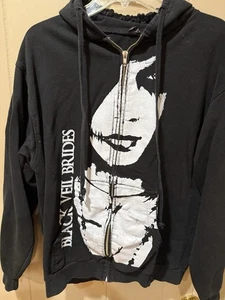 Black Veil Brides Sudadera con Capucha Cremallera Completa Banda Grande - Imagen 1 de 4