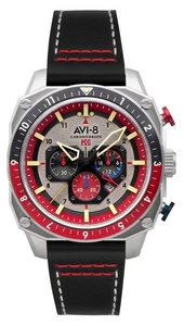 AVI-8 Hawker Hunter Atlas Dual Time Quarz-Chronograph AV-4100-03 50M Herrenuhr - Picture 1 of 8