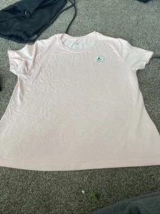 XL Slim fit Jordan Flight T Shirt Pink White Black Youth Fits Like Youth XL 🏀 - Picture 1 of 7