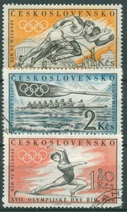 Tschechoslowakei 1960 Olympia Sommerspiele Rom 1206/08 gestempelt - Picture 1 of 1