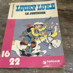 LUCKY LUKE. French Comic Le Justifier Dargaud Editeur 1980 Smurf Sticker On Back - Picture 1 of 9