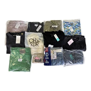 Clothing Bundle Lot of 12 Mixed Brands Stitch Fix Zara Style & Co Taxi Maurices - Picture 1 of 8