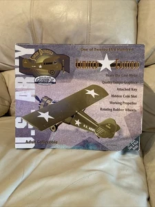 Vintage 1997 Gearbox Collectible Stinson Detroiter Airplane Coin Bank LimitedNEW - Picture 1 of 6