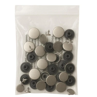 20 x Denim Jeans Waist Buttons Stud 10 x 17mm Hammer on jeans Jacket Studs - Image 1 of 2