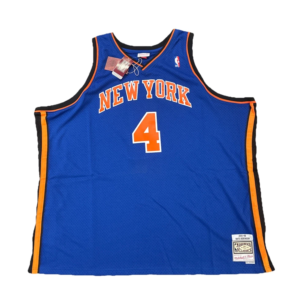 Camiseta de los New York Knicks Nate Robinson 5XLB Mitchell & Ness azul nueva con etiquetas para hombre Foto 1 de 4