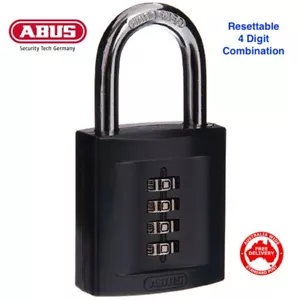 ABUS Padlock -158/50 -50mm-Heavy Duty Resettable Combination Padlocks-FREE POST - Picture 1 of 5