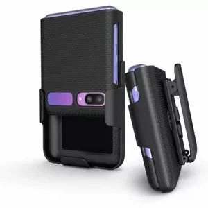 Funda protectora rígida con clip para cinturón para teléfono abatible Samsung Galaxy Z - Imagen 1 de 10