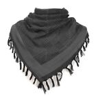 Windproof Shemagh Cotton Blend Arab Desert Scarf for Head Neck Face Wra