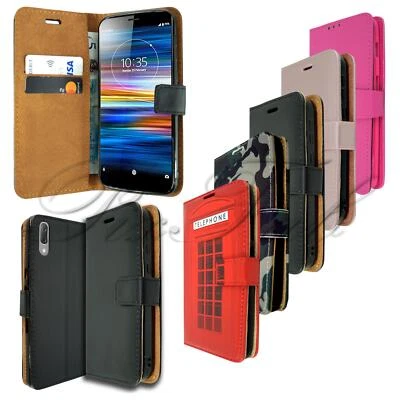 Case For Sony Xperia L3 - Shockproof Leather Phone Stand Wallet +HD Screen Guard - Image 1 of 4