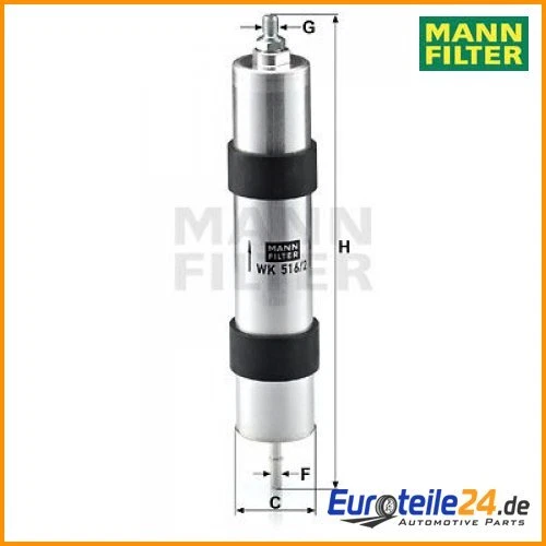 Filtro de combustible FILTRO HOMBRE WK516/2 BMW SERIE 5 Z8 ROADSTER Foto 1 de 1