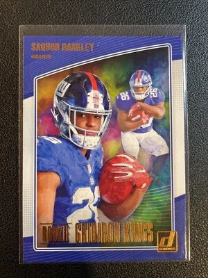 Saquon Barkley 2018 Panini Donruss Rookie Gridiron Kings New York Giants NFL RC - Image 1 of 2