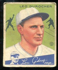 1934 Goudey #7 Leo Durocher ~~ FR condition *NICE* ~~ HOF St. Louis Cardinals