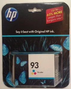 HP Genuine 93 Tri-Color Single Ink Cartridge NOS Sealed C9361WN EXP MAR 2013 - Picture 1 of 6