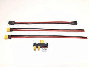 Kirkstone XT60 fused 25A breakout 12AWG 1in 2out male to female connector amass - Picture 1 of 9