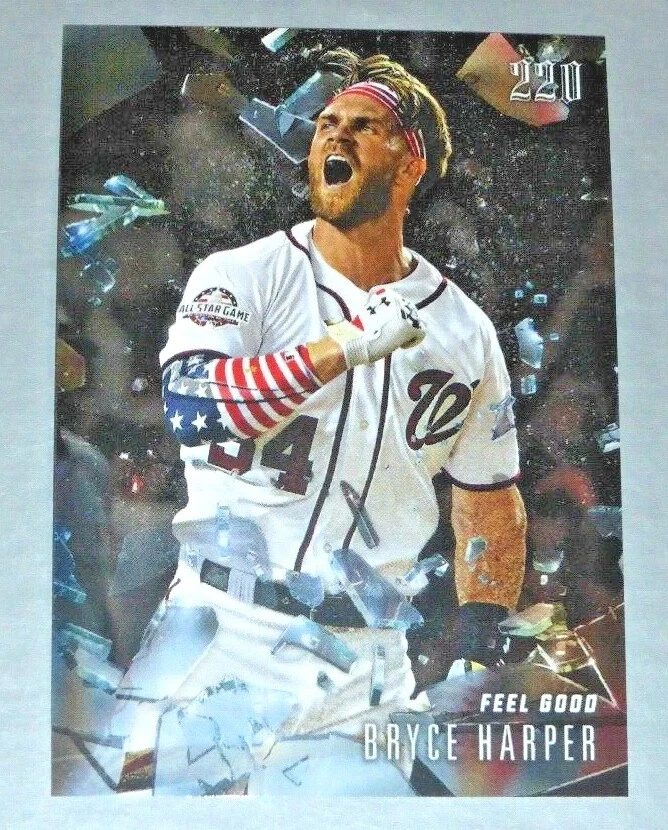 2018 TOPPS X BRYCE HARPER 220 BASE INSERT CARD LOOK GOOD FEEL GOOD PLAY GOOD #3 - Image 1 of 1