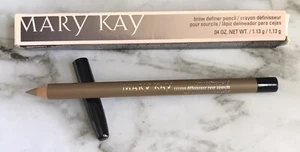 New In Box Mary Kay Brow Definer Wooden Pencil Blonde Full Size ~Fast Ship - Picture 1 of 2