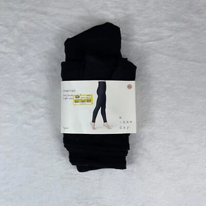 a new day Jeggings Womens XL Black Stretch Comfort Skinny High Waist Athleisure - Picture 1 of 3