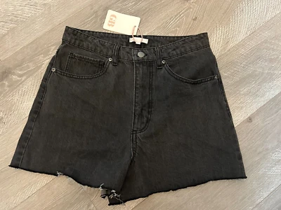 Pantalones cortos de mezclilla para mujer GB Giani Bini negros talla 9 Foto 1 de 4