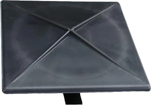 5.0 Inch (5”) OD Square Black Light Pole Top Cap Glass-Reinforced Polyester - Picture 1 of 3