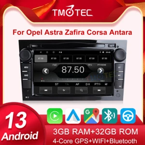 Android 13 Car Stereo Sat Nav DAB+ 4-Core Vauxhall Vectra Astra Corsa C/D Zafira - Picture 1 of 19