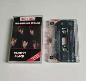 THE ROLLING STONES PAINT IT BLACK CASSETTE TAPE SINGLE LONDON UK 1990 - Picture 1 of 1