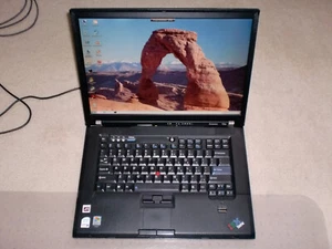 Portátil IBM ThinkPad T60p XP, Win7 y DOS Tri Boot, 15,4" WSXGA+ LCD, funciona muy bien - Imagen 1 de 16