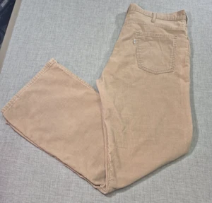 Levis "White Tab" Tan Corduroy Pants Vintage 70’s Men’s SF207 Size 40 x 31.5 - Picture 1 of 15