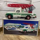 Hess Oil Company 1994 Rescue Truck Toy Model Emergency Ladder Sirens Gas Station