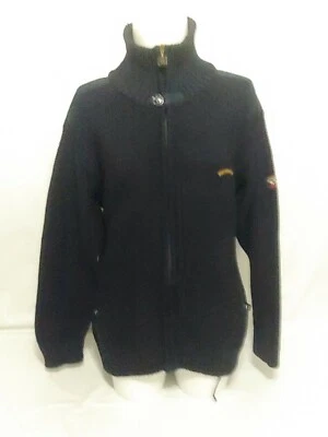 Suéter Paul & Shark Azul Marino Tejido Crochet Botón Cremallera Completa Para Hombre Talla Mediana Foto 1 de 4